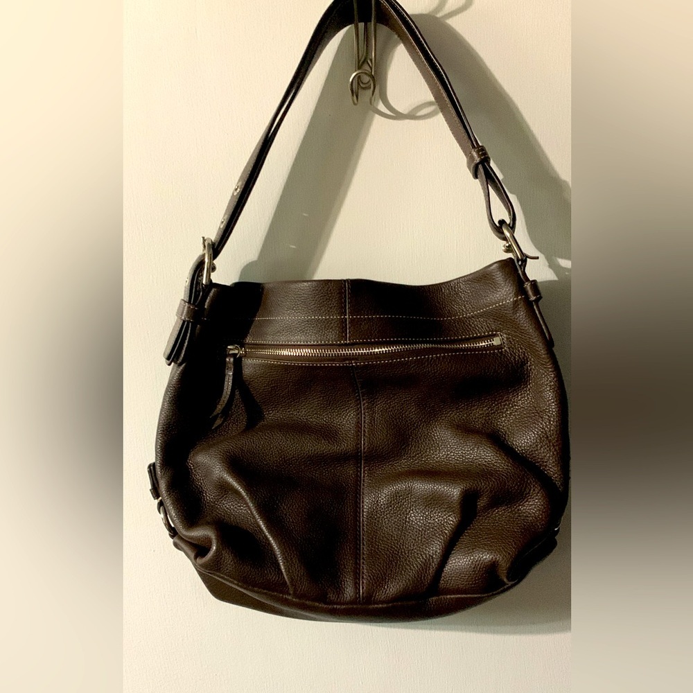 💕Sale💕COACH Vintage,SOHO PEBBLE Classic Hobo Bag. Dark Brown. Great condition. 🌺 - Picture 2 of 12